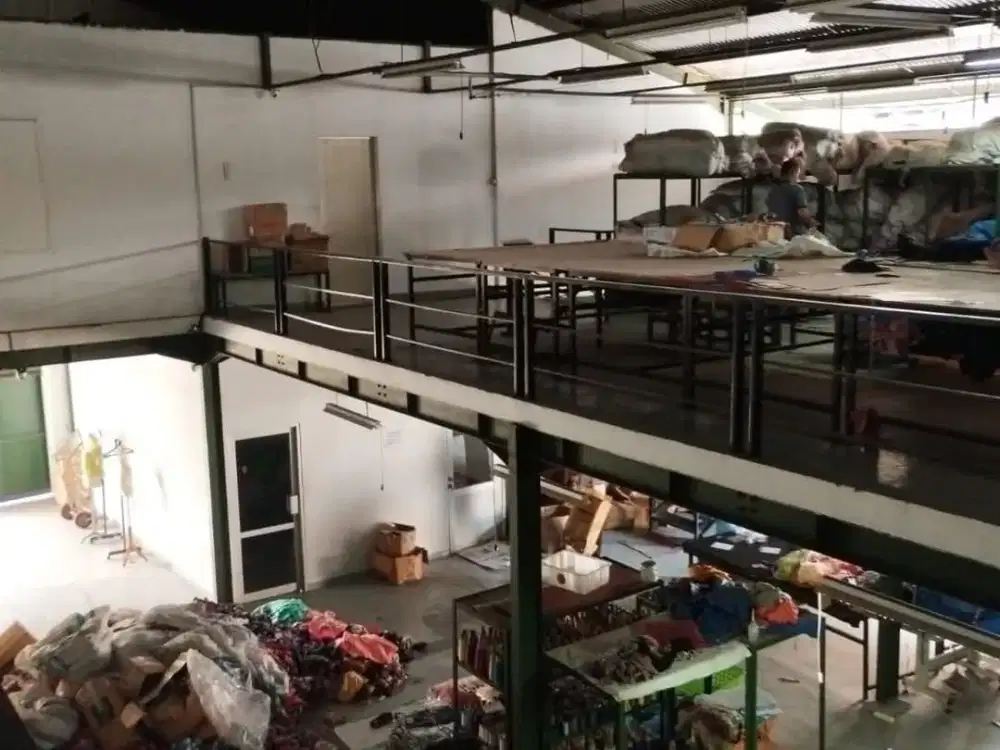 Gudang /Pabrik Ex Konveksi Ada Mess 2 Lantai di Katapang Soreang