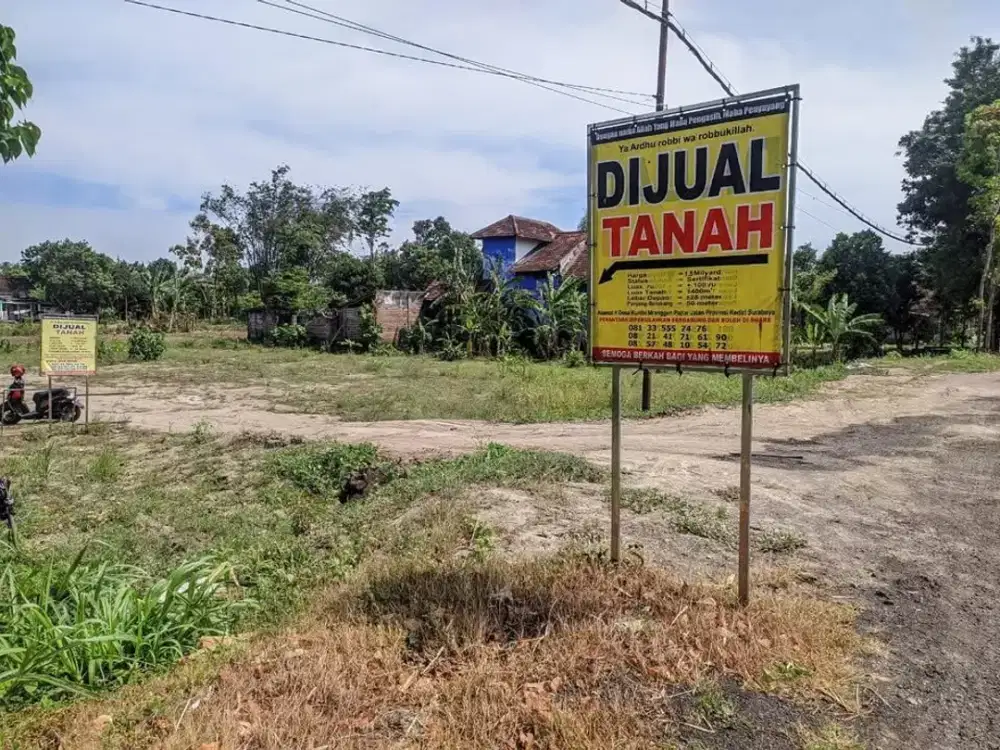 Dijual Tanah mranggen kec papar jl provinsi mujiono sekoto badas