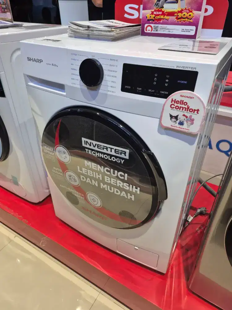 SHARP MESIN CUCI 8KG PROMO