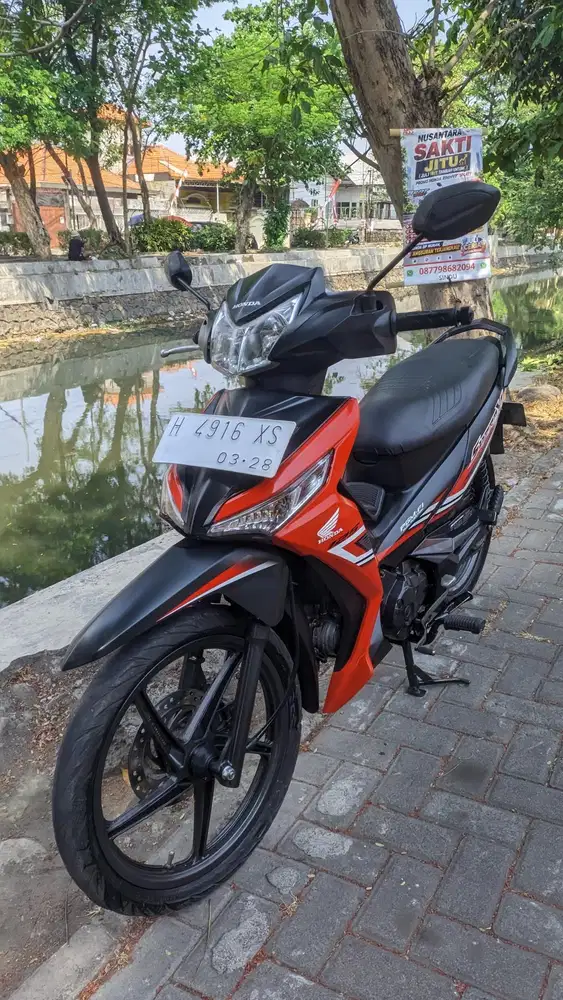 Supra X 125cc 2023 Merah Hitam CW Dijamin Nyuss