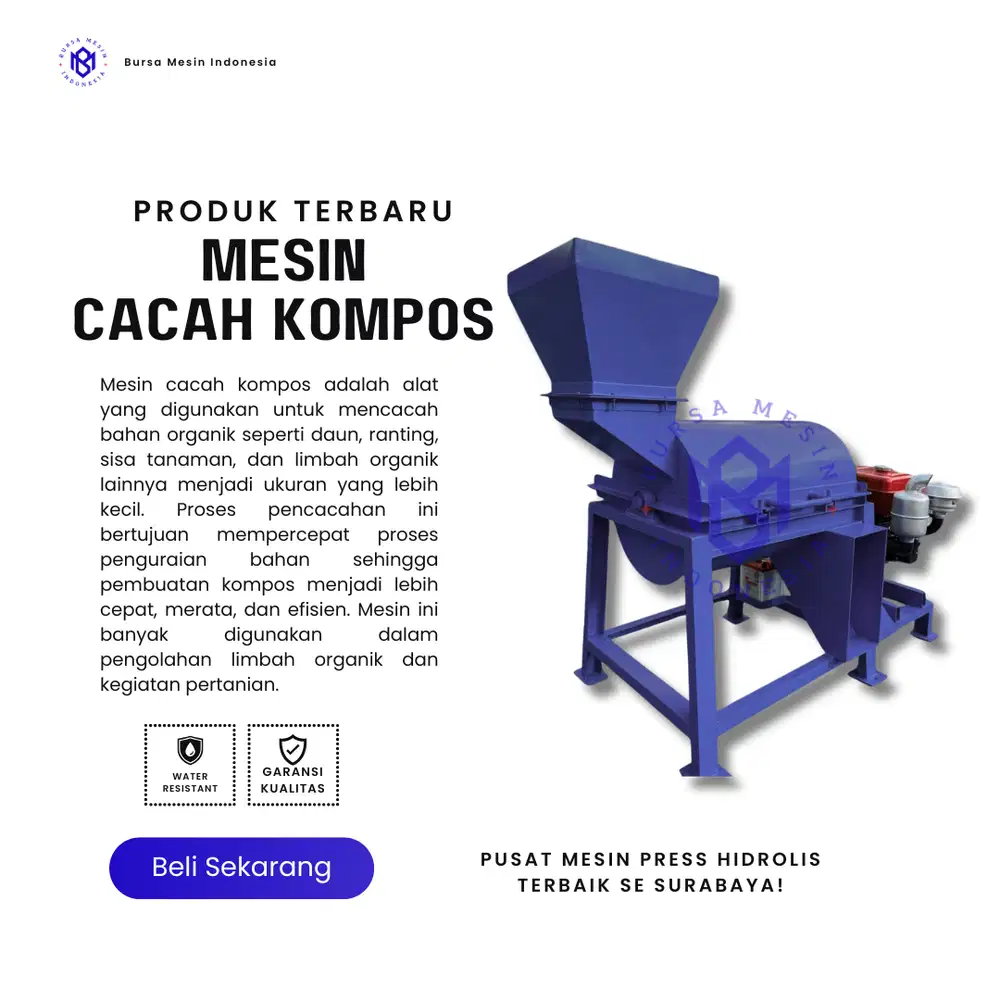 MESIN PENCACAH KOMPOS - BARU - TERMURAH
