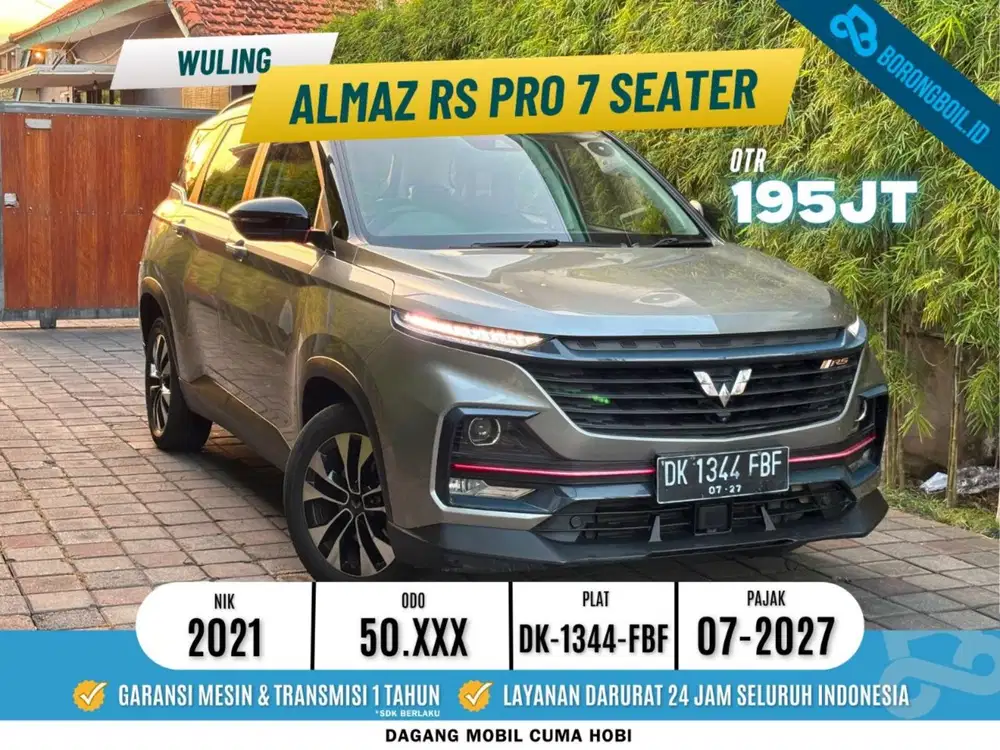 WULING ALMAZ RS PRO 7 SEATER 2021