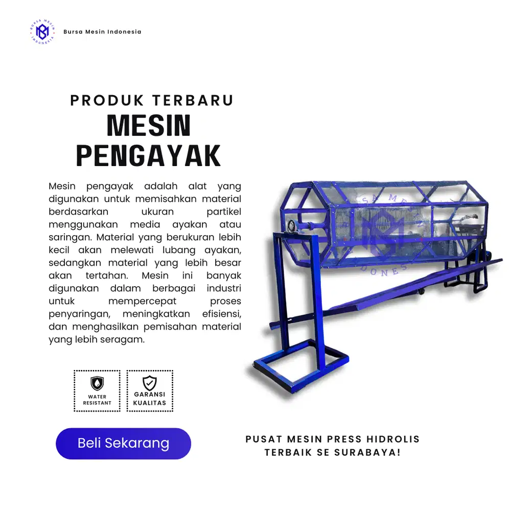 MESIN PENGAYAK - BARU -  TERMURAH