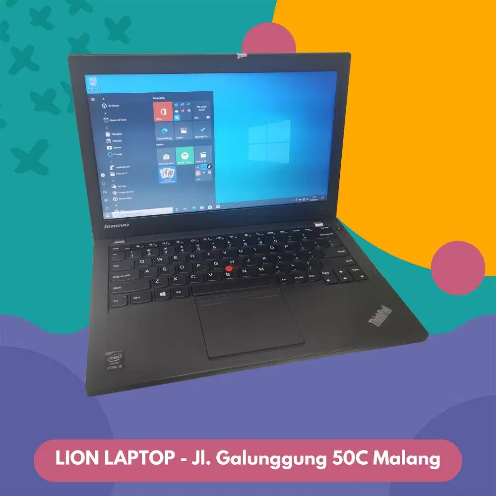 RAM 8GB SSD 256GB Core i5 Murah Lenovo Thinkpad X240 [07|08]