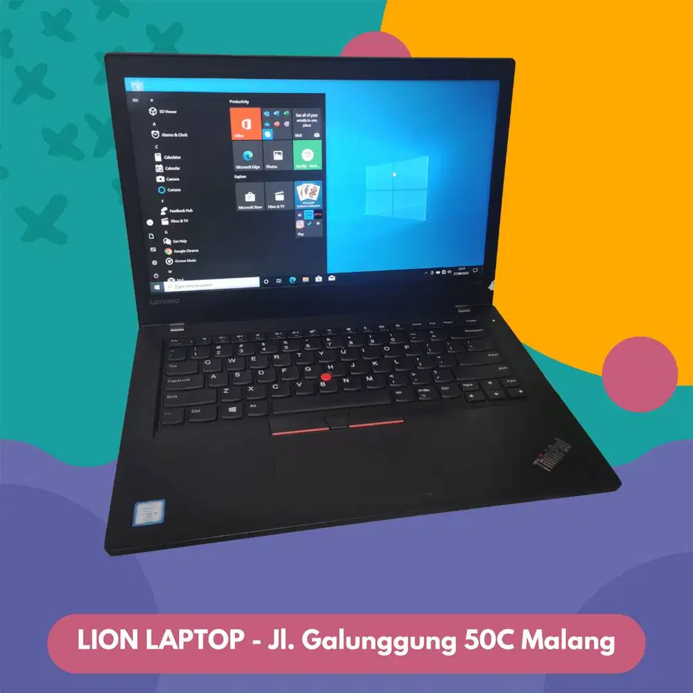 RAM 8GB Core i5 Gen7 Touchscreen SSD 256GB Lenovo Thinkpad T470 [07|08