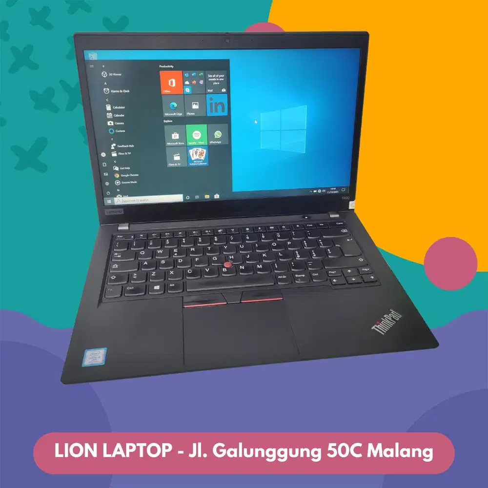 RAM 16GB i5 Gen 8 SSD 256GB Lenovo Thinkpad T490 [07|08]