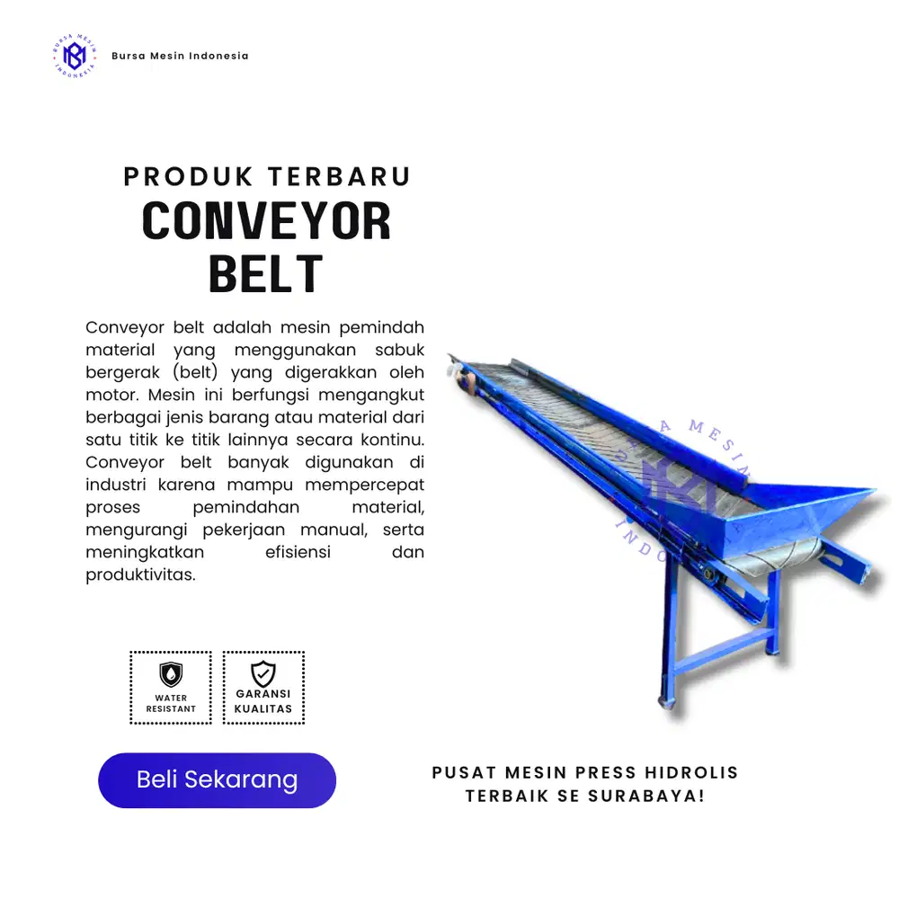 MESIN KONVEYOR BELT - BARU - TERMURAH