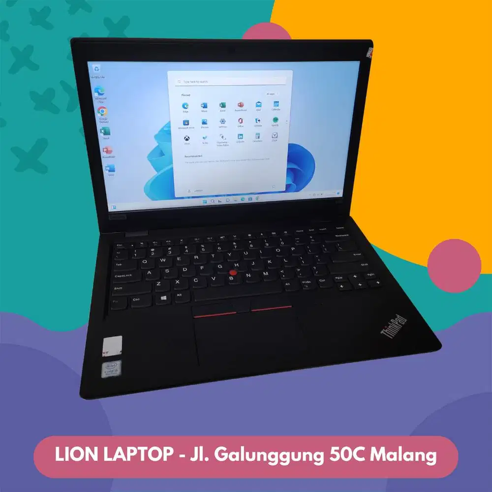Core i5 Gen 8 RAM 8GB SSD 256GB Lenovo Thinkpad L390 [07|08]