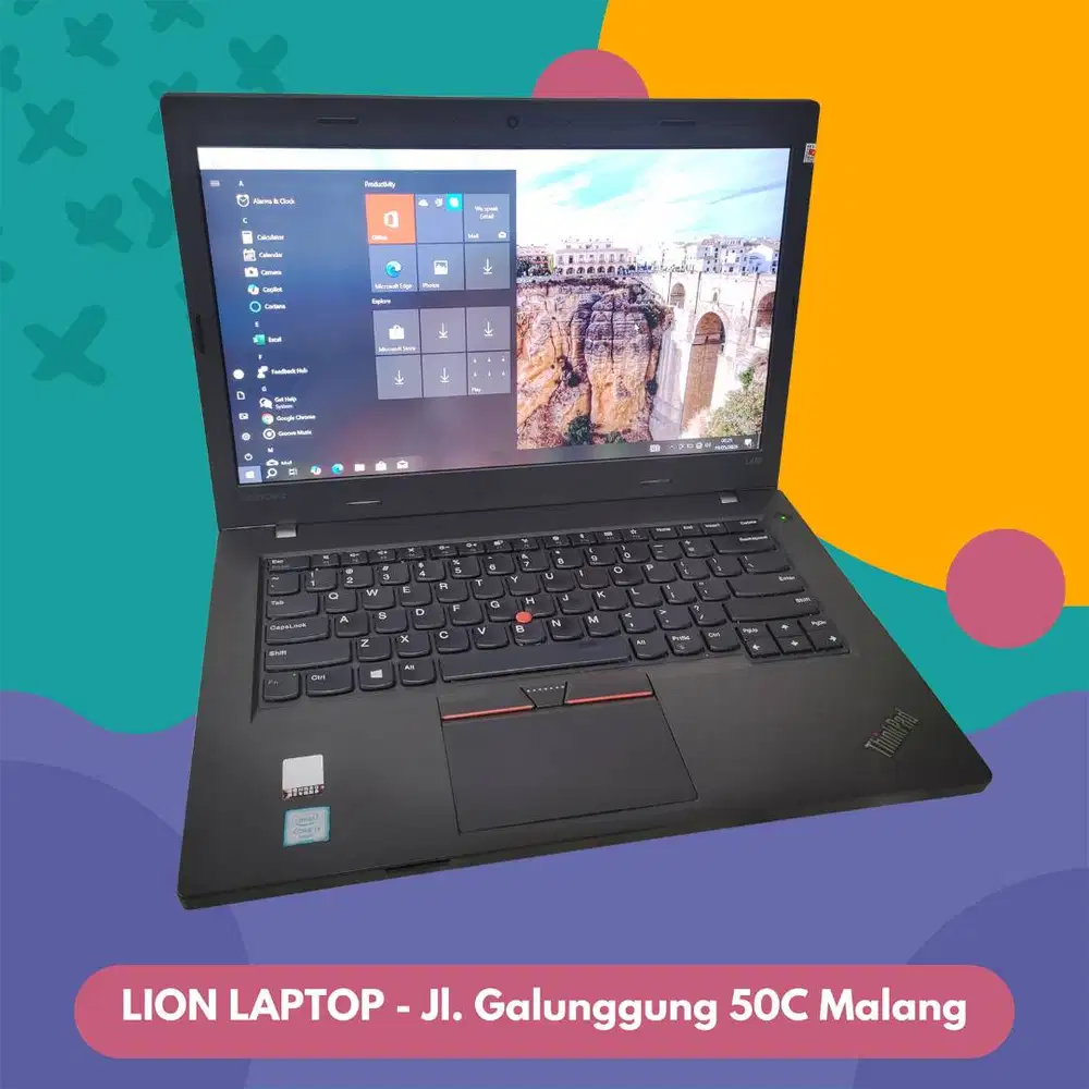 RAM 8GB Core i5 SSD Murah Lenovo Thinkpad L470 [07|08]