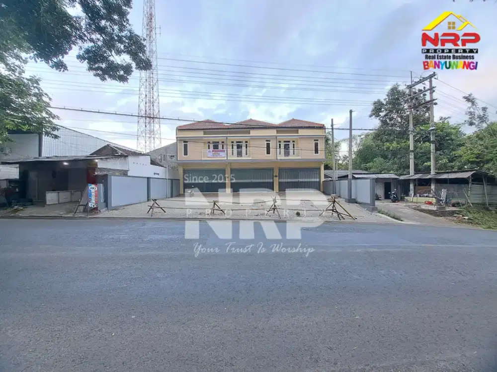Disewakan Ruko Baru 2 lantai di Kalipuro Banyuwangi