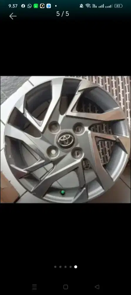 4 velg Veloz import r 15