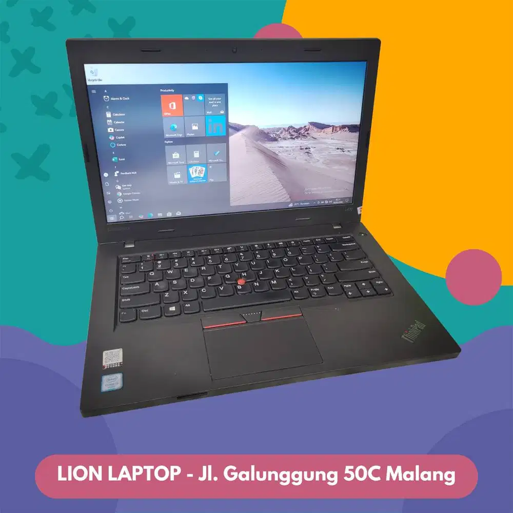 Double VGA Core i5 RAM 8 SSD Lenovo Thinkpad L470 [07|08]