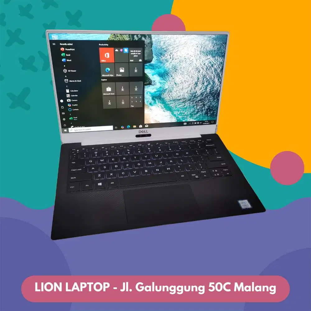 Slim & Ringan Core i5 RAM 8 SSD 256 DELL XPS 13 9370 [07|08]