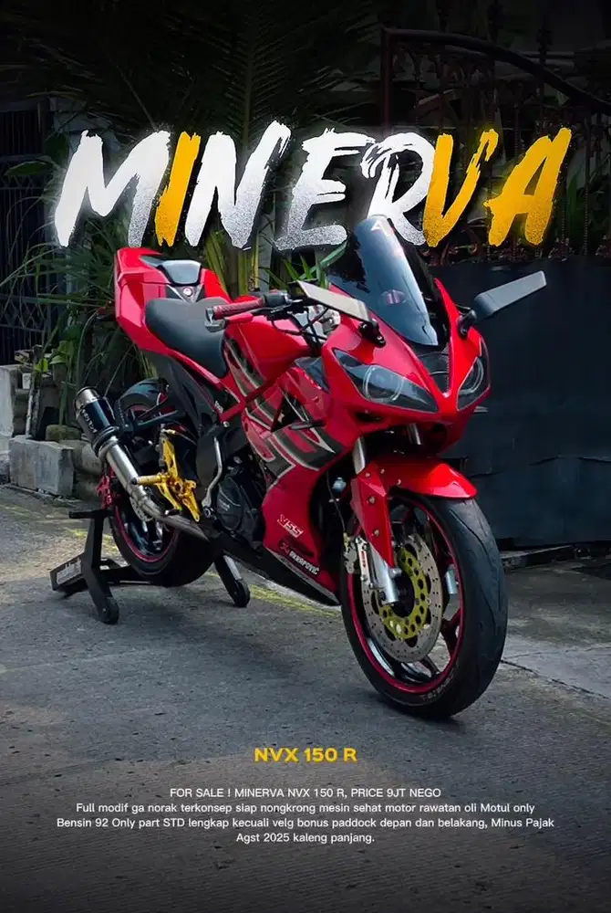 MINERVA NVX 150R 2013