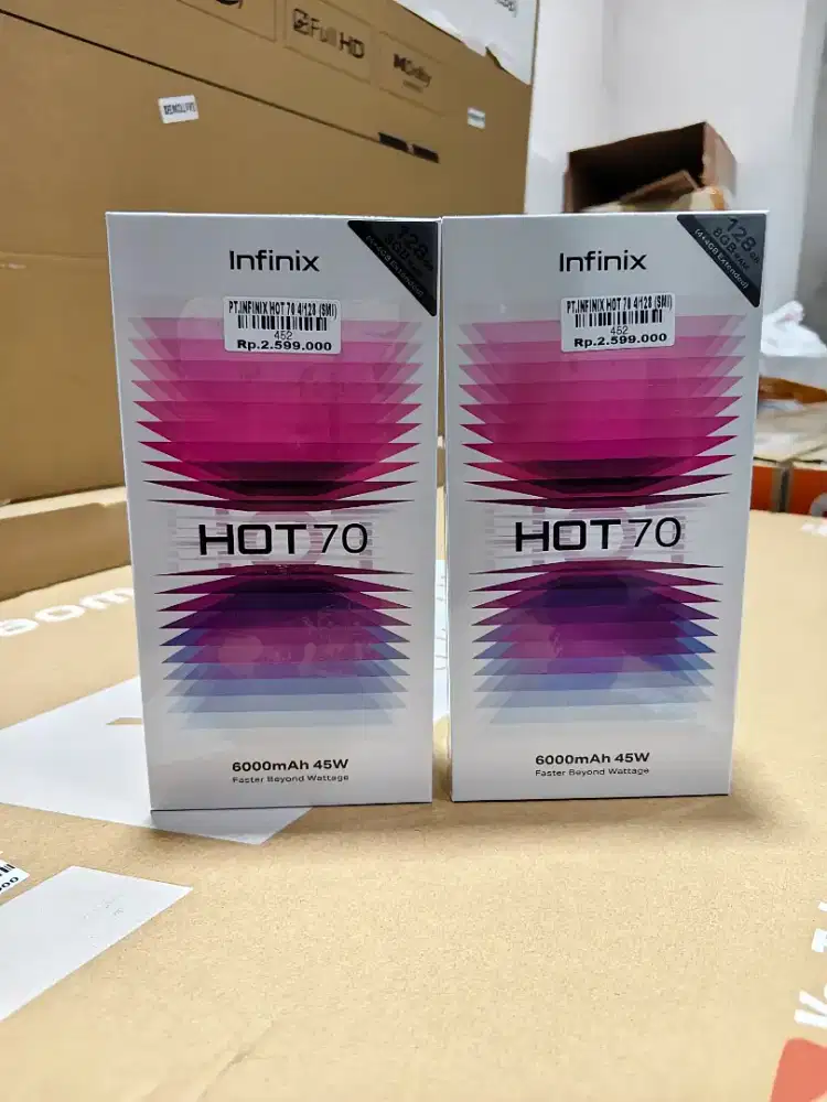 INFINIX HOT 70 4/128GB GARANSI RESMI 1 TAHUN