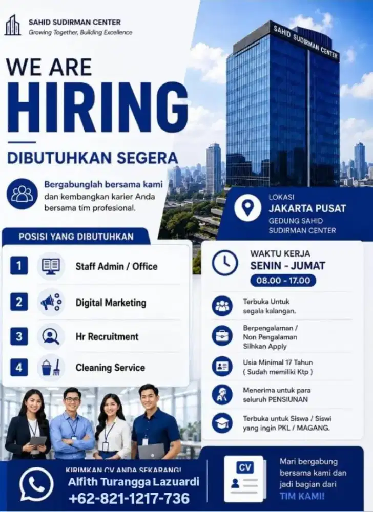 Dibutuhkan segera