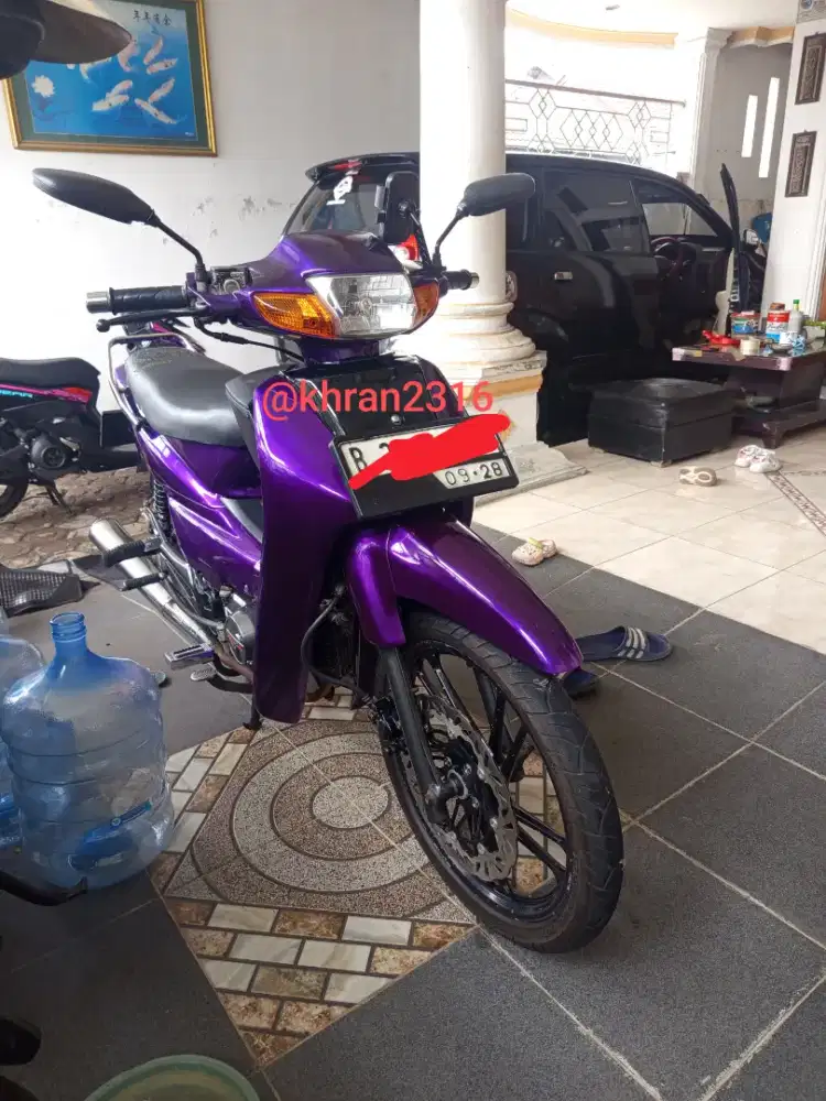 Dijual Supra tahun 1998 warna ungu (rare) sesuai surat