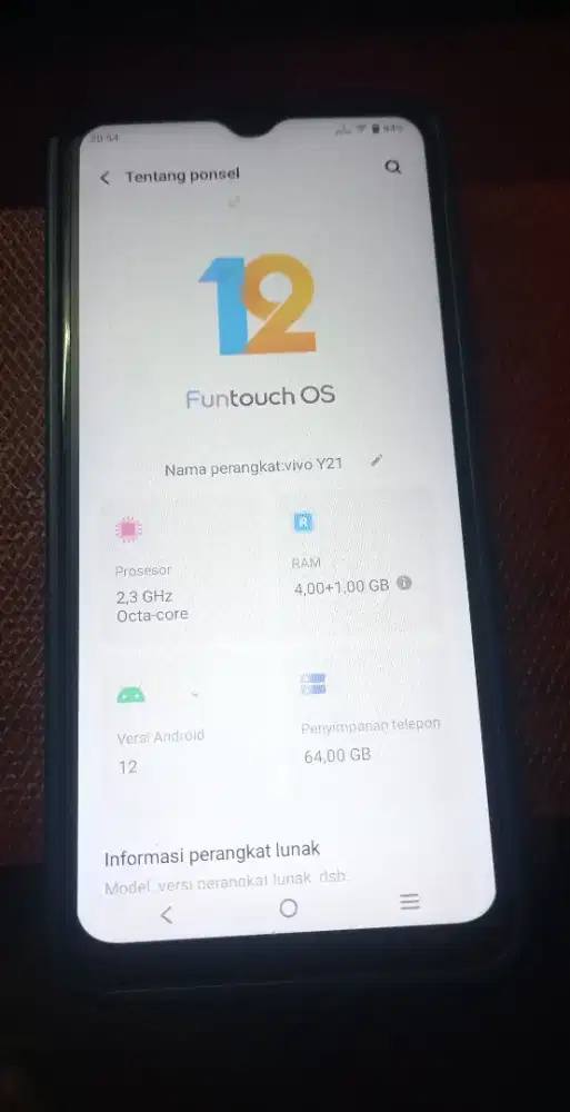 Smartphone Vivo y21