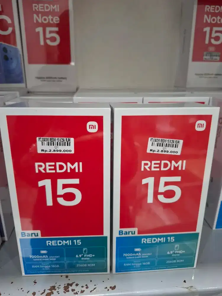 REDMI 15 8/256 GARANSI RESMI 1 TAHUN