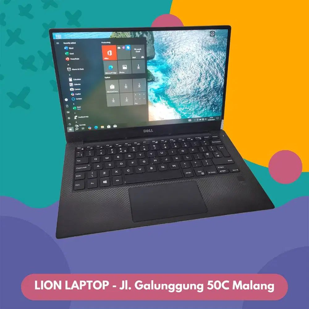 Slim & Ringan Core i7 RAM 8 SSD 256 DELL XPS 13 9360 [07|08]