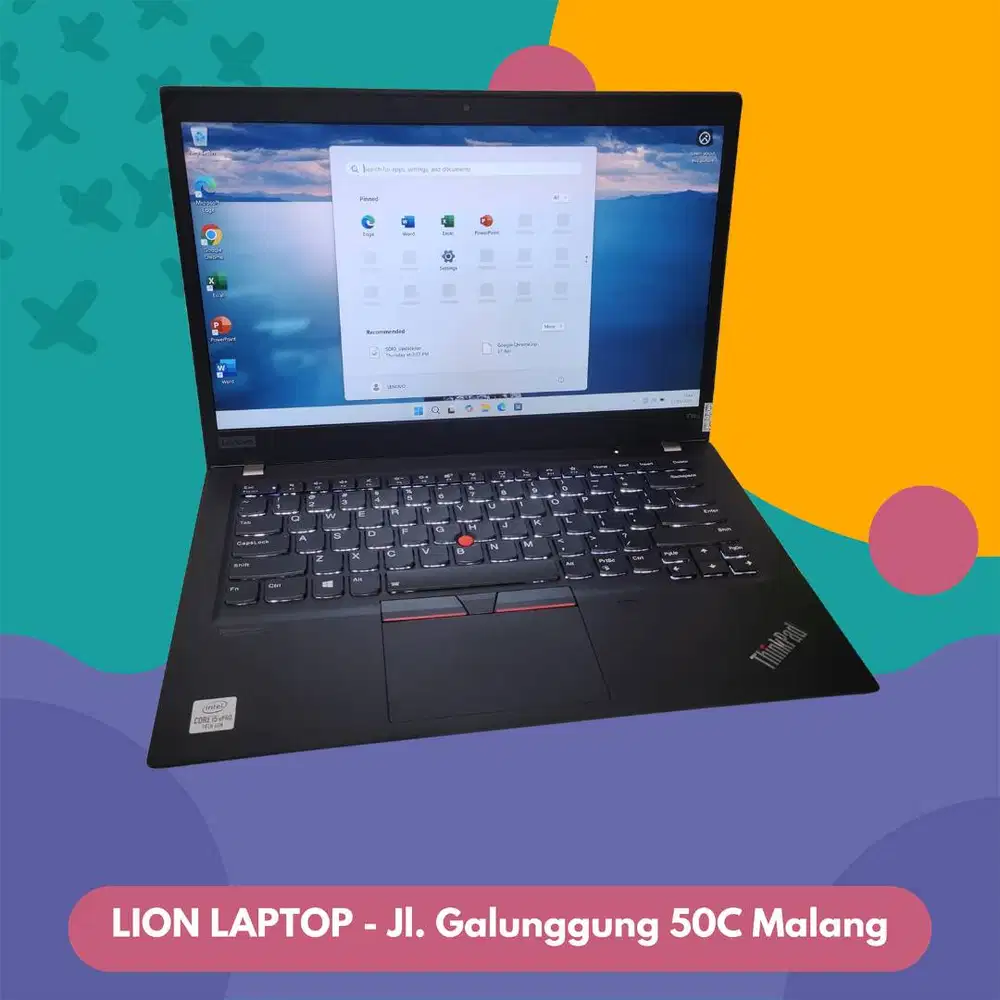 RAM 16GB Slim Core i5 Gen 10 SSD 256GB Lenovo Thinkpad T14s [07|08]
