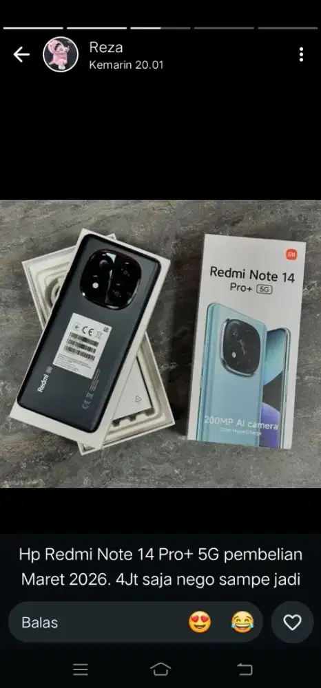 Hp Redmi  Note 14 Pro+5G Fullshet