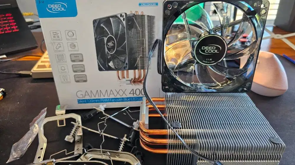 CPU Cooler DeepCool GAMMAXX 400 - Blue LED - Fullset Normal