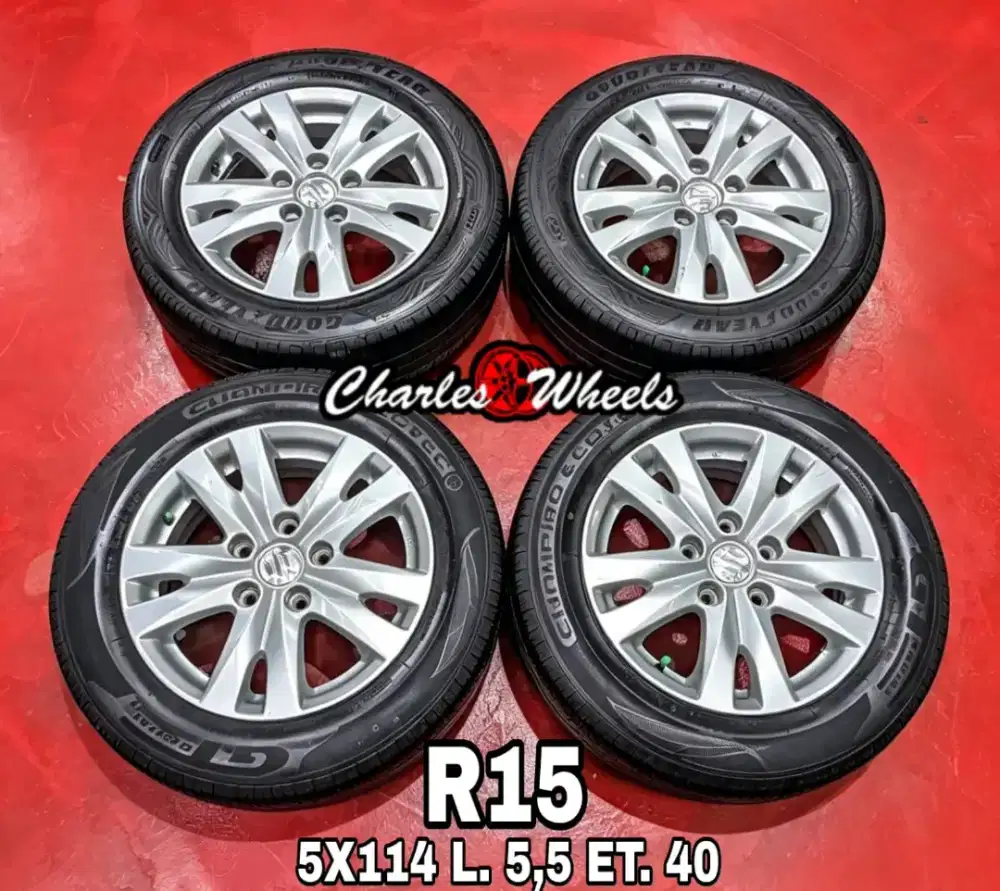 Jual velg + ban ertiga r15 5x114,3 grandmax luxio carry dll