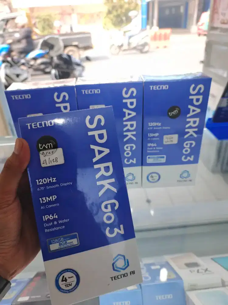 Tecno Spark Go 3 segelbox resmi