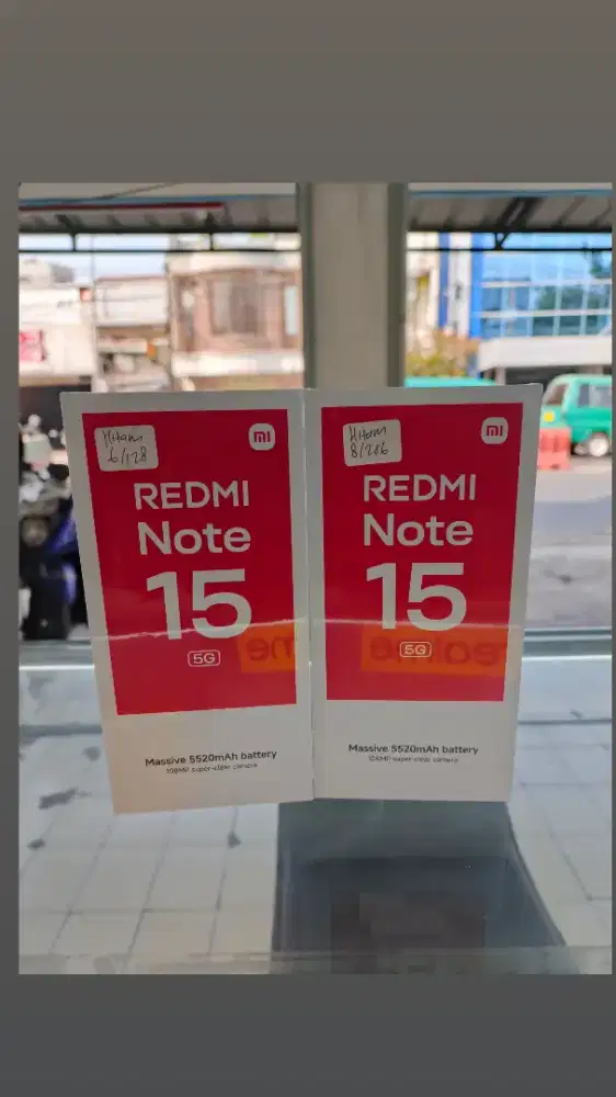 Xiaomi note 15 5G segelbox resmi