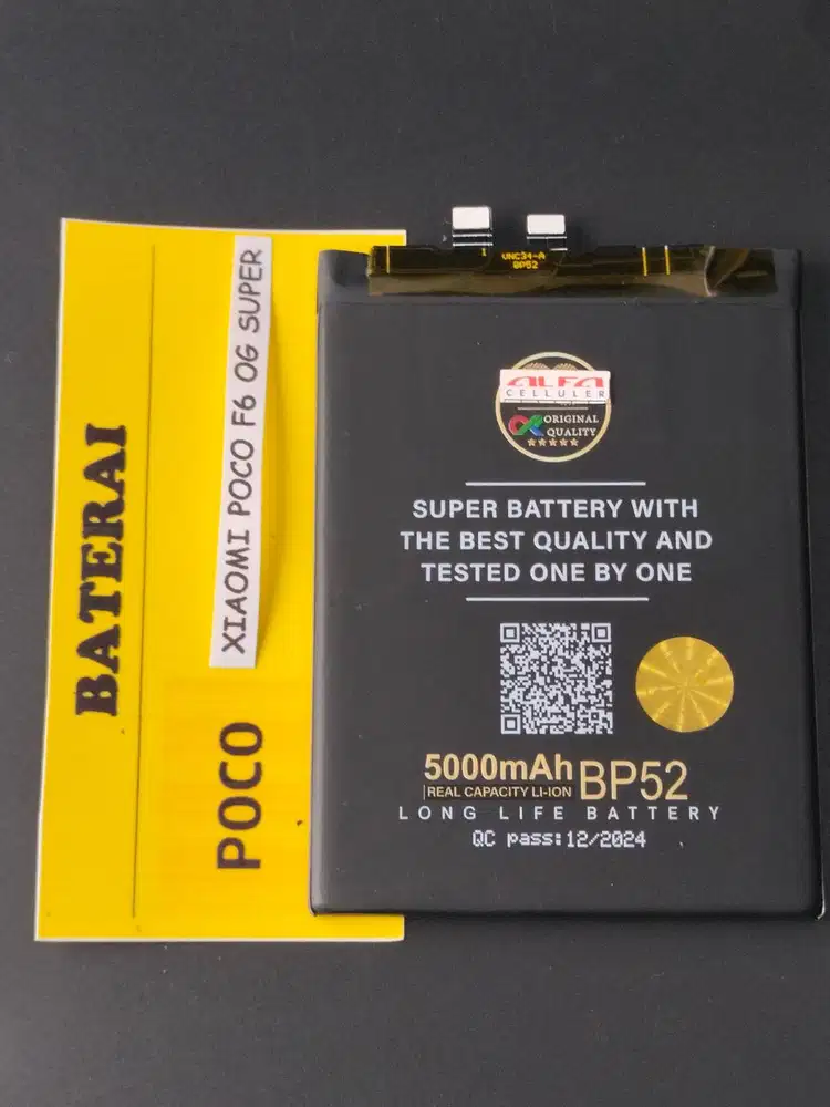 Baterai XIAOMI REDMI TURBO 3 / Baterai POCO F6 Baterai BP-52