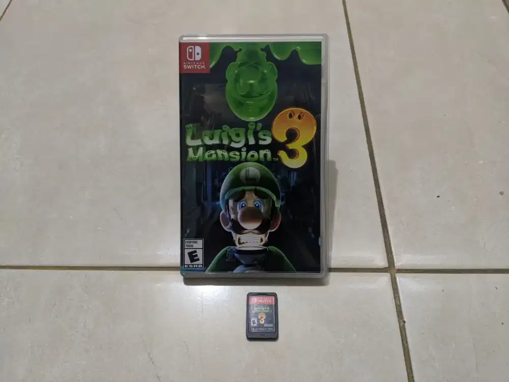 Kaset Game Nintendo Switch 2 Luigi's Mansion 3