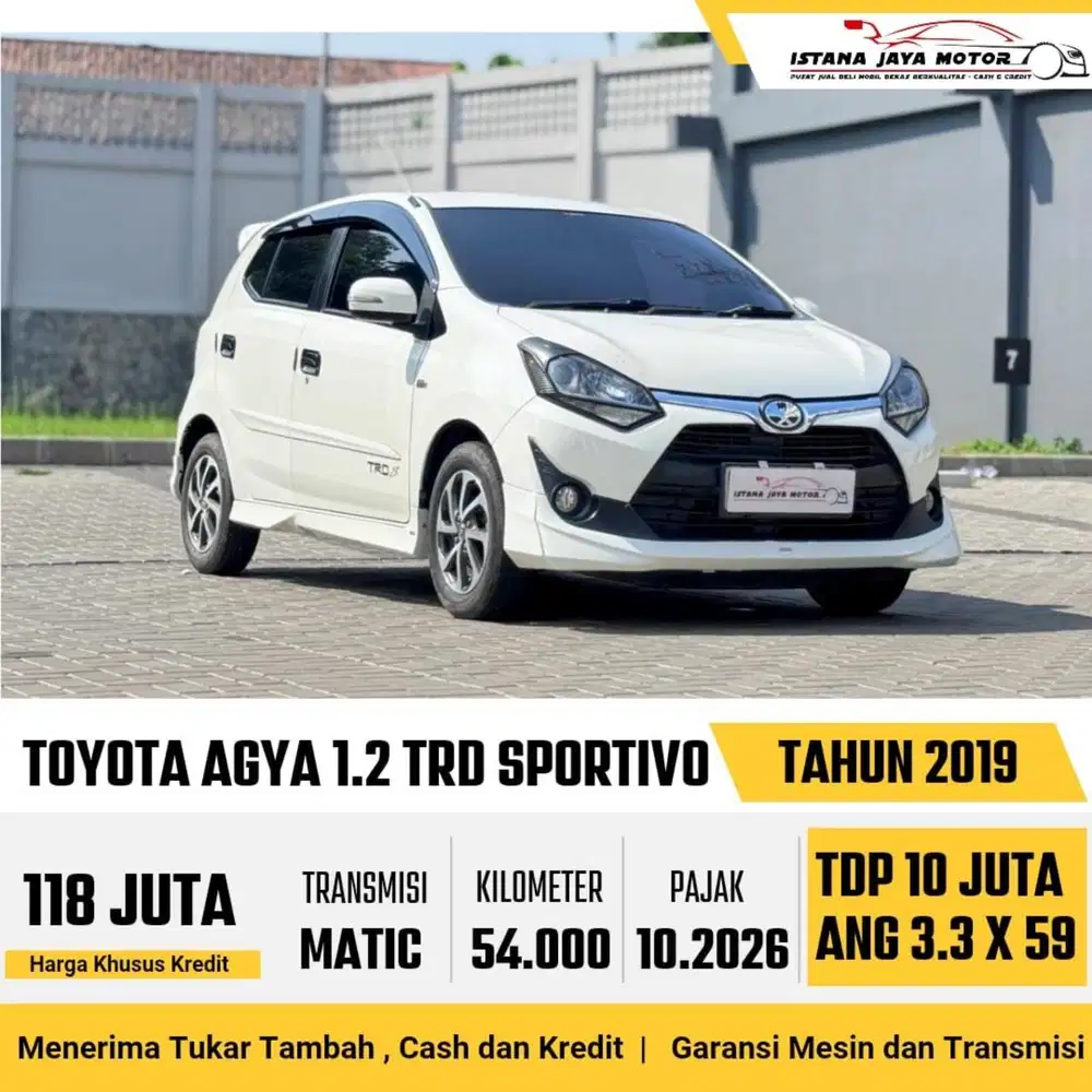 TOYOTA AGYA TRD AT 2019