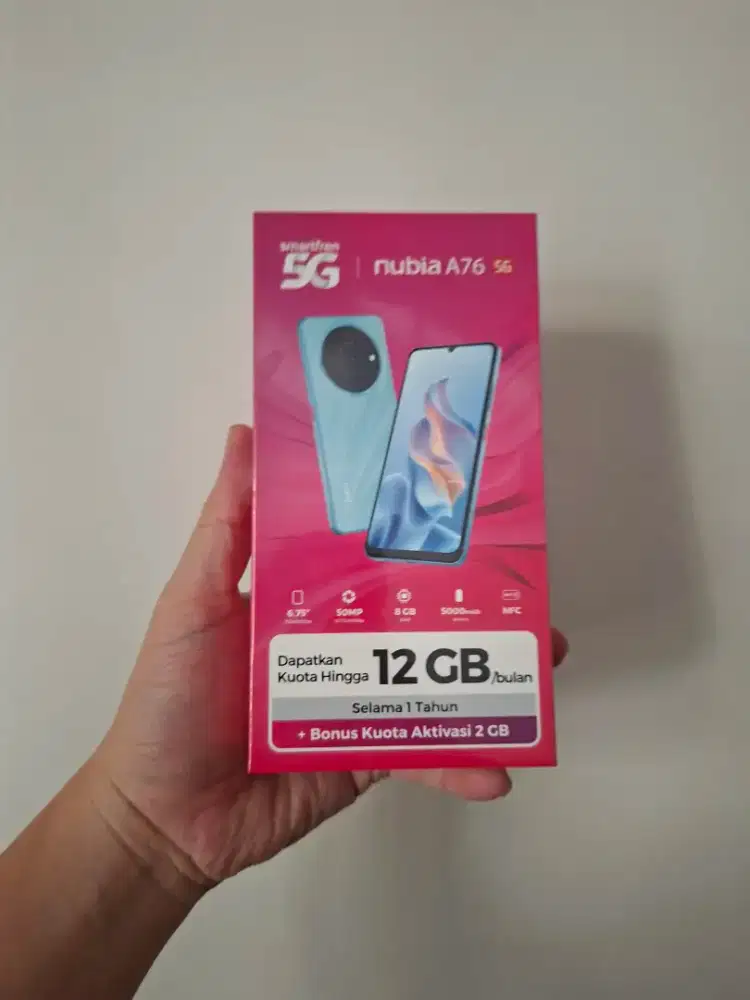 (BARU) Nubia A76 5G 8/128, SEGEL Garansi Resmi, Bisa COD