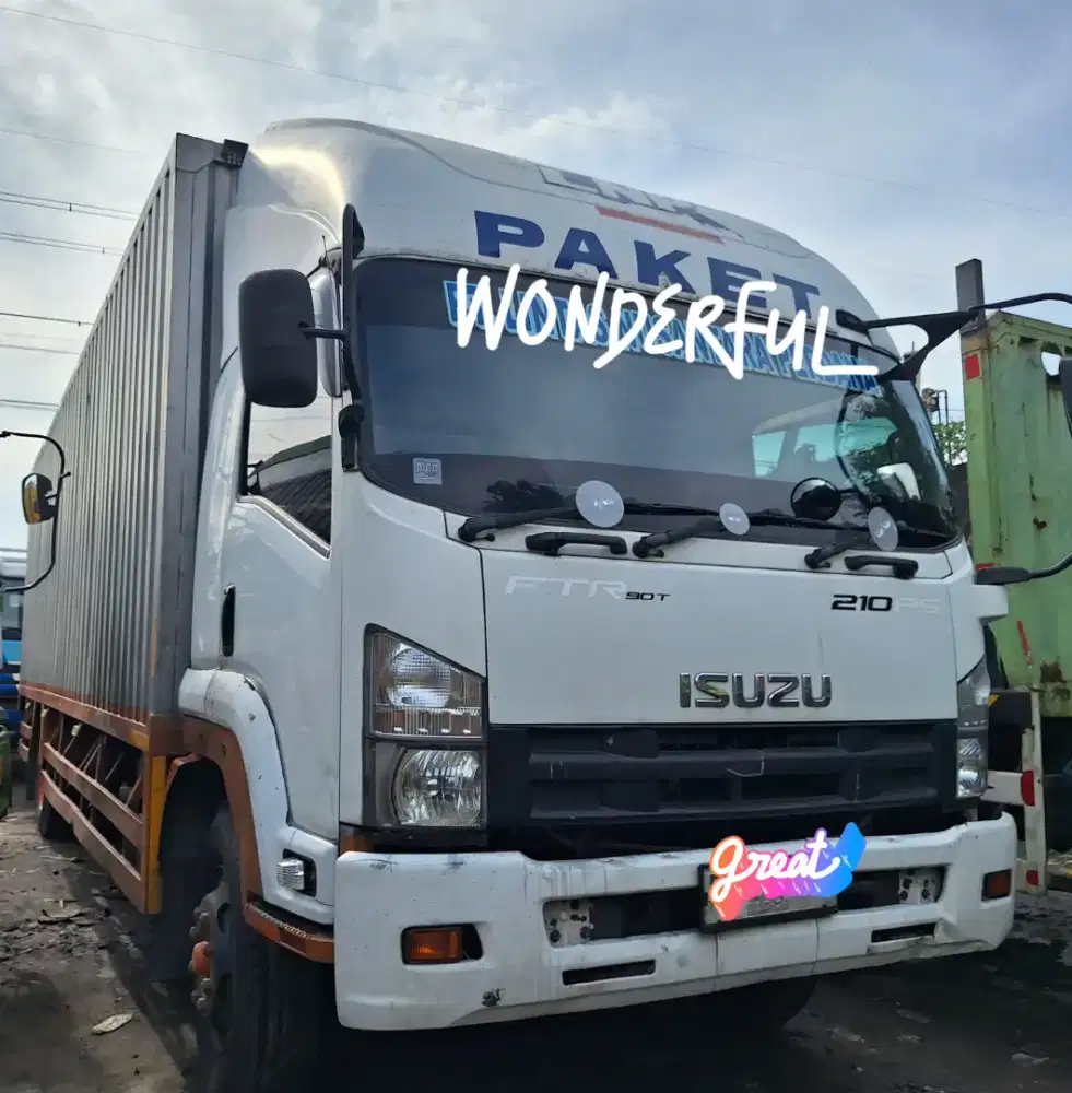 Isuzu GIGa FTR 210PS Box Besi Long 9 mtr Bio Solar Euro2 Hino Fuso