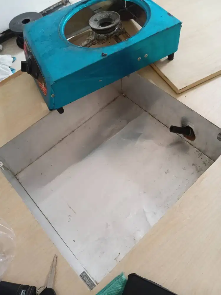 Kompor Gas Satu Tungku, Selang, Regulator, Tole Iskandar - Depok, Nett
