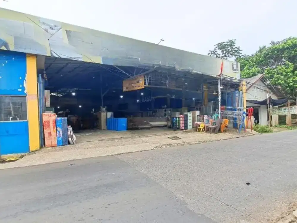 Gudang Komersial Depok 2 Lantai Cocok untuk Bisnis Lokasi Pinggir Jl Raya