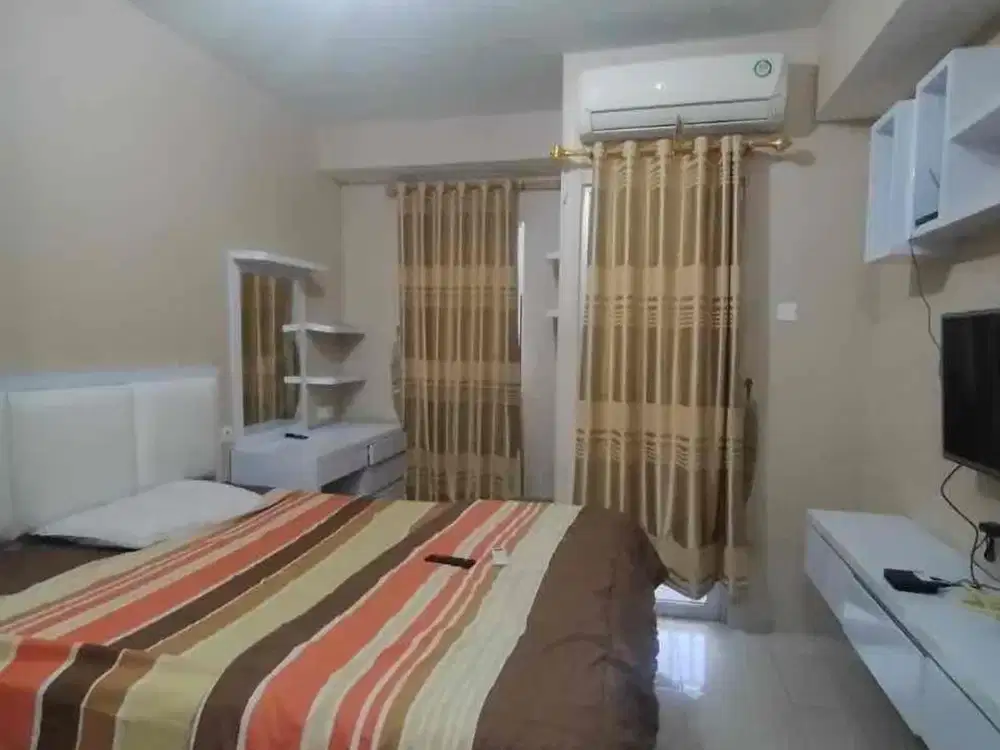 sewa studio murah lantai rendah apartemen Pakubuwono terrace Jakarta Selatan