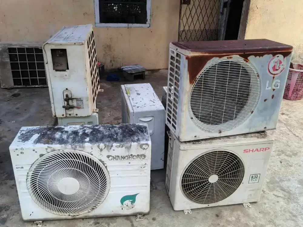 Tampung AC rusak atau mati total