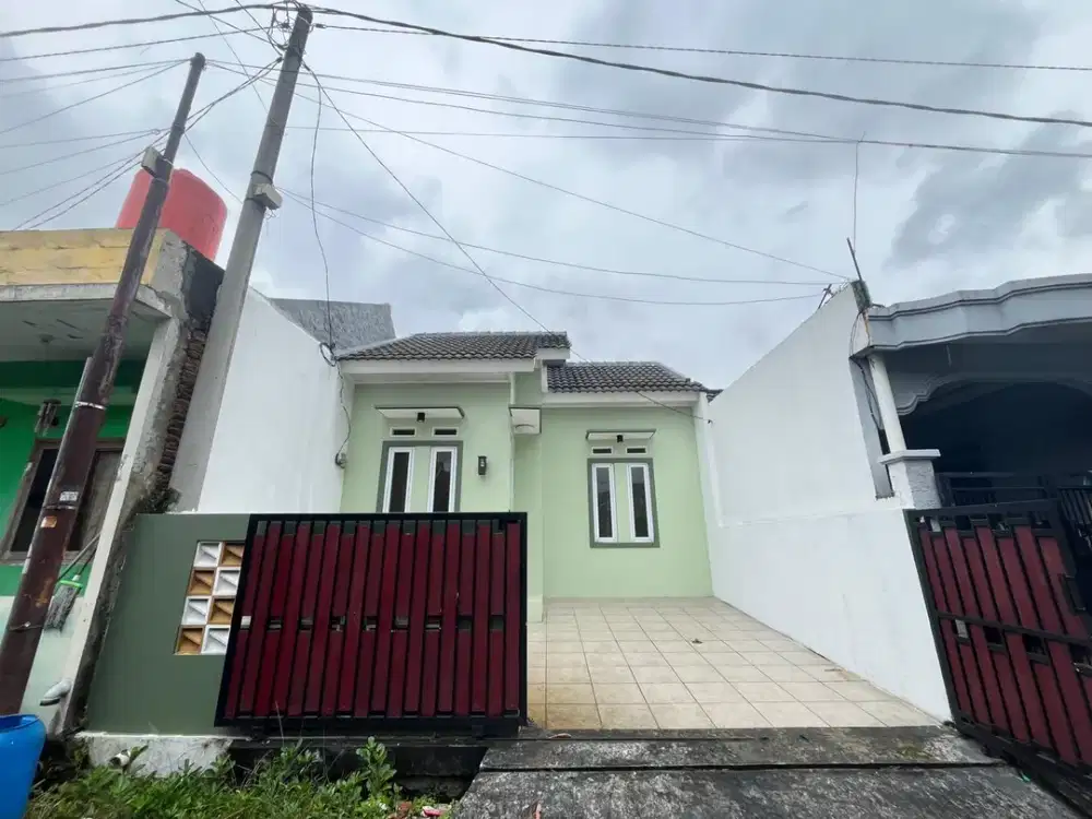 RUMAH MURAH DIJUAL LT 60  BEBAS BANJIR DALAM CLUSTER DI GRAND RESIDENCE CITY, SETU