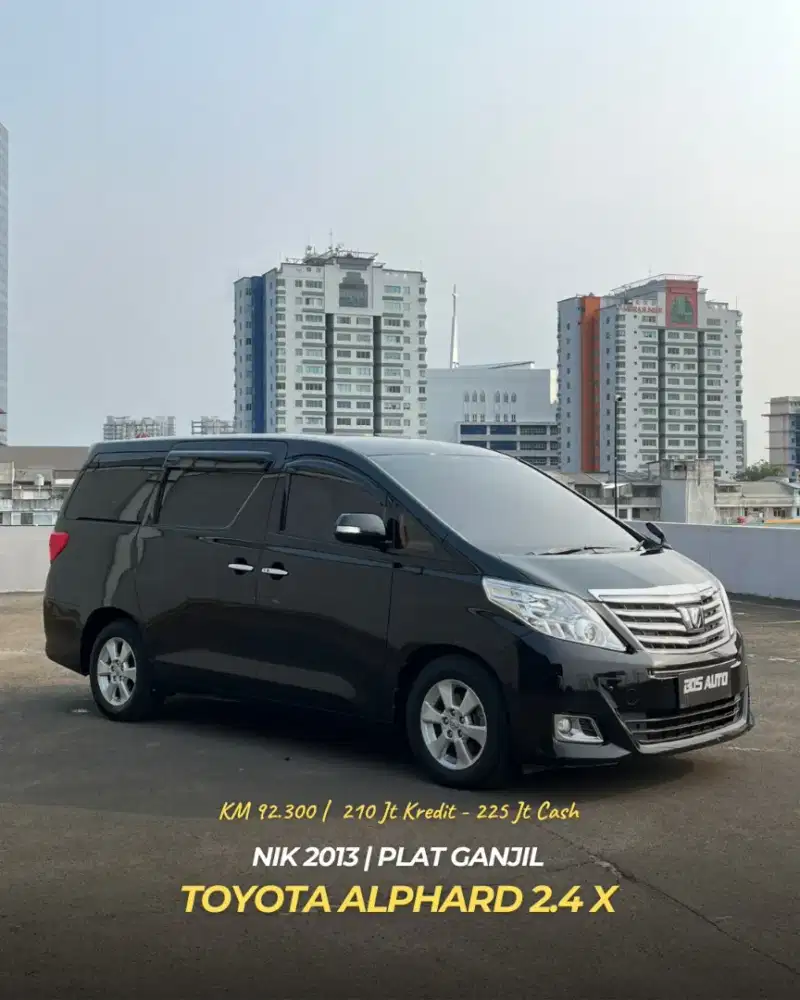 Toyota Alphard X aless 2013