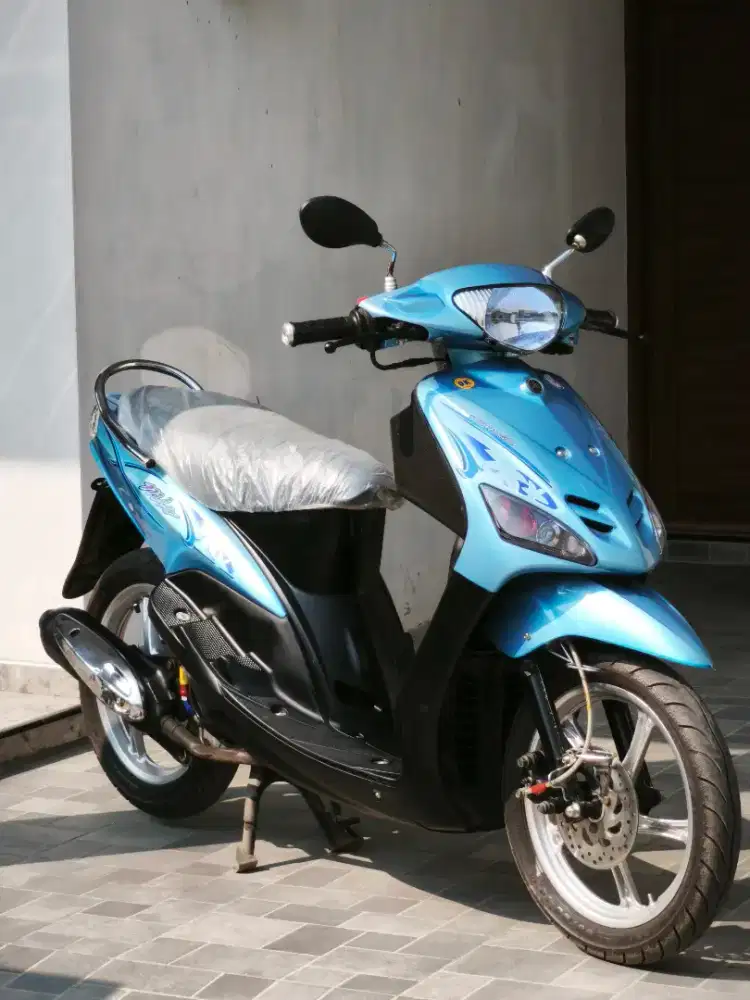 Yamaha Mio Sporty 5TL Biru Muda asli Rare lengkap istimewa