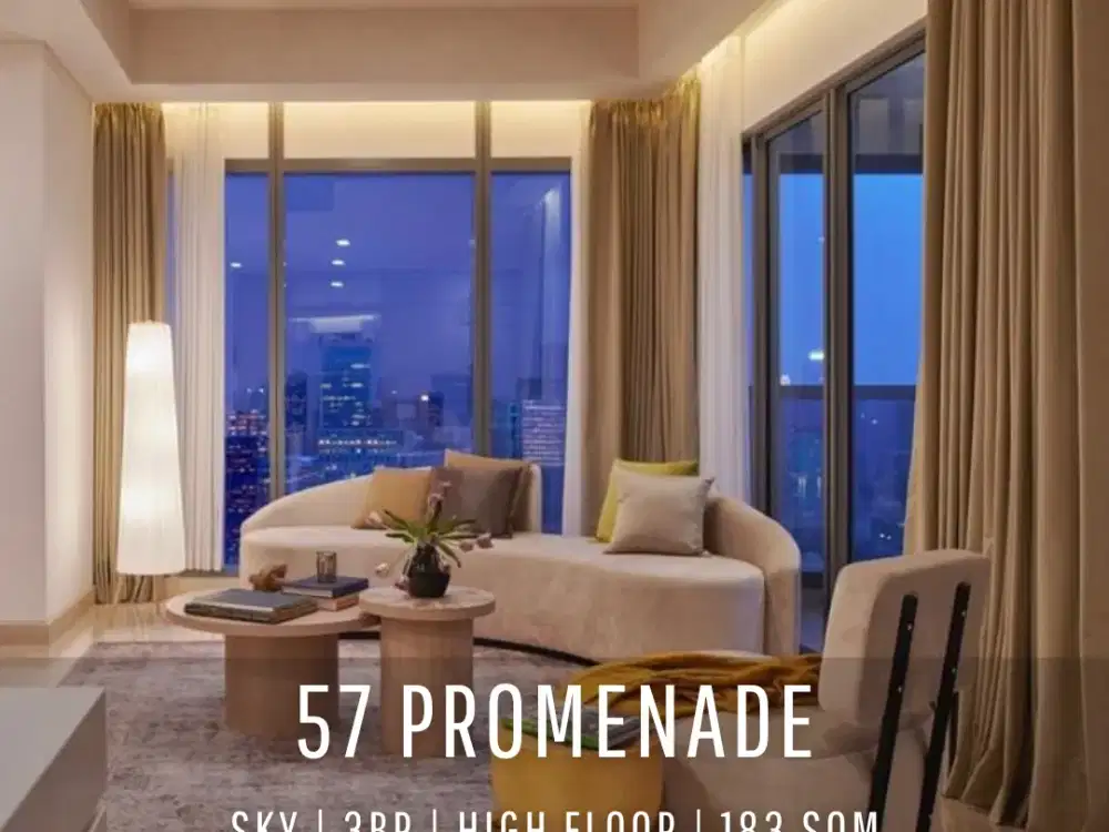 For Rent! 57 Promenade Apartment Tower Sky High Floor Fully Furnished with City View