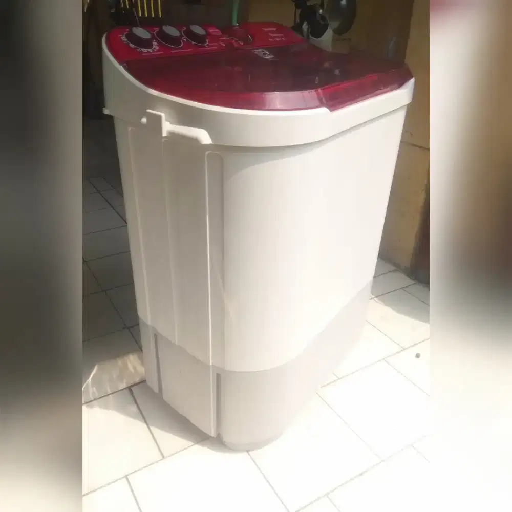 Mesin Cuci Sharp Dua Tabung 10 KG Normal Mulus Joss Fungsi No Kendala