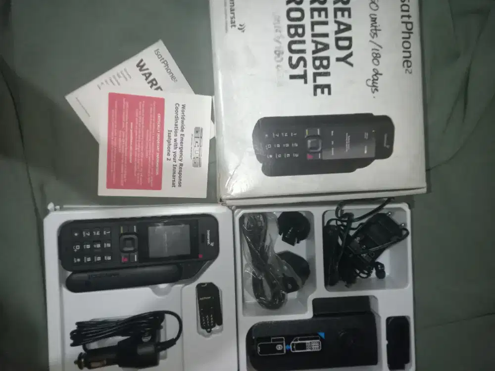Telepon Satelit inmarsat isat phone 2 Bekas mulus Sinyal lock cepat