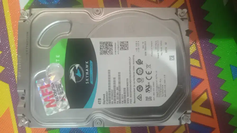Harddisk 4TB Seagate Skyhawk MFI Original