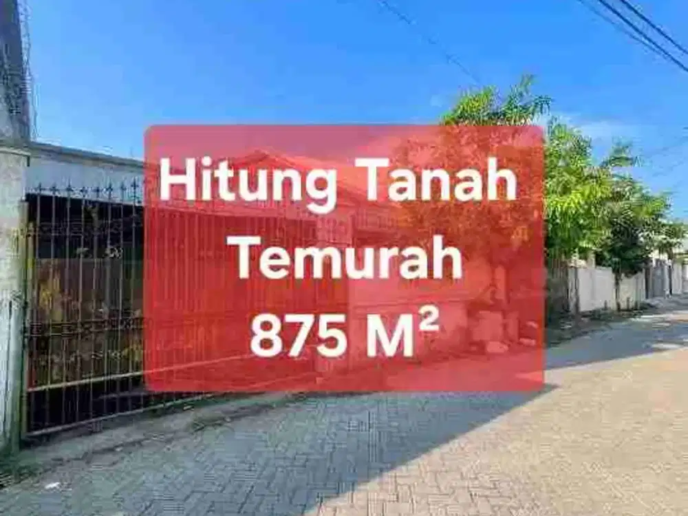 4.5jt/m² Lebak Arum Raya Kenjeran dkt Karang Empat,asem,ploso,rangkah,babatan pantai mentari,putro agung,Kedung cowek,Kalijudan,Mulyosari,sutorejo,Kedung cowek,gading,merr,sari