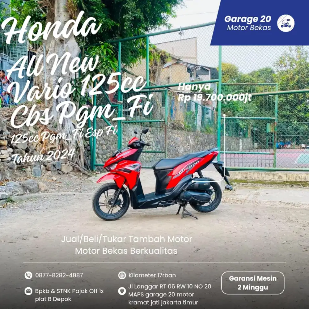 Honda All New Vario 125ccc CBS Pgm_Fi Tahun 2024