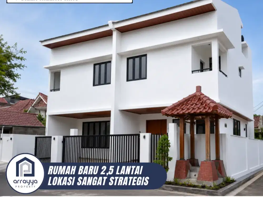 DIJUAL RUMAH CANTIK 2.5 LANTAI LOKASI SANGAT STRATEGIS DI VILLA MELATI MAS (EN682)
