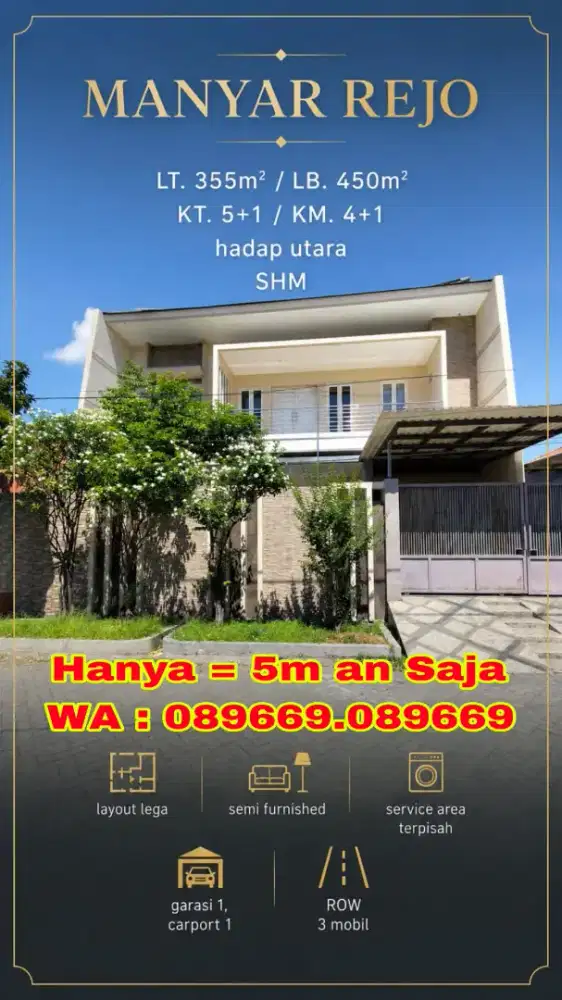 Darmahusada + Manyar + Kertajaya Indah dkt Mulyosari Pakuwon Babatan